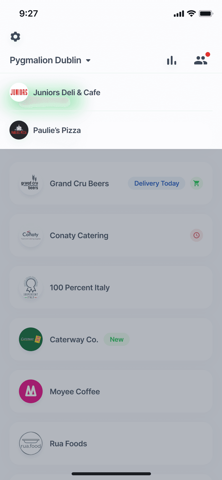 UnifyOrdering mobile experience screen 9